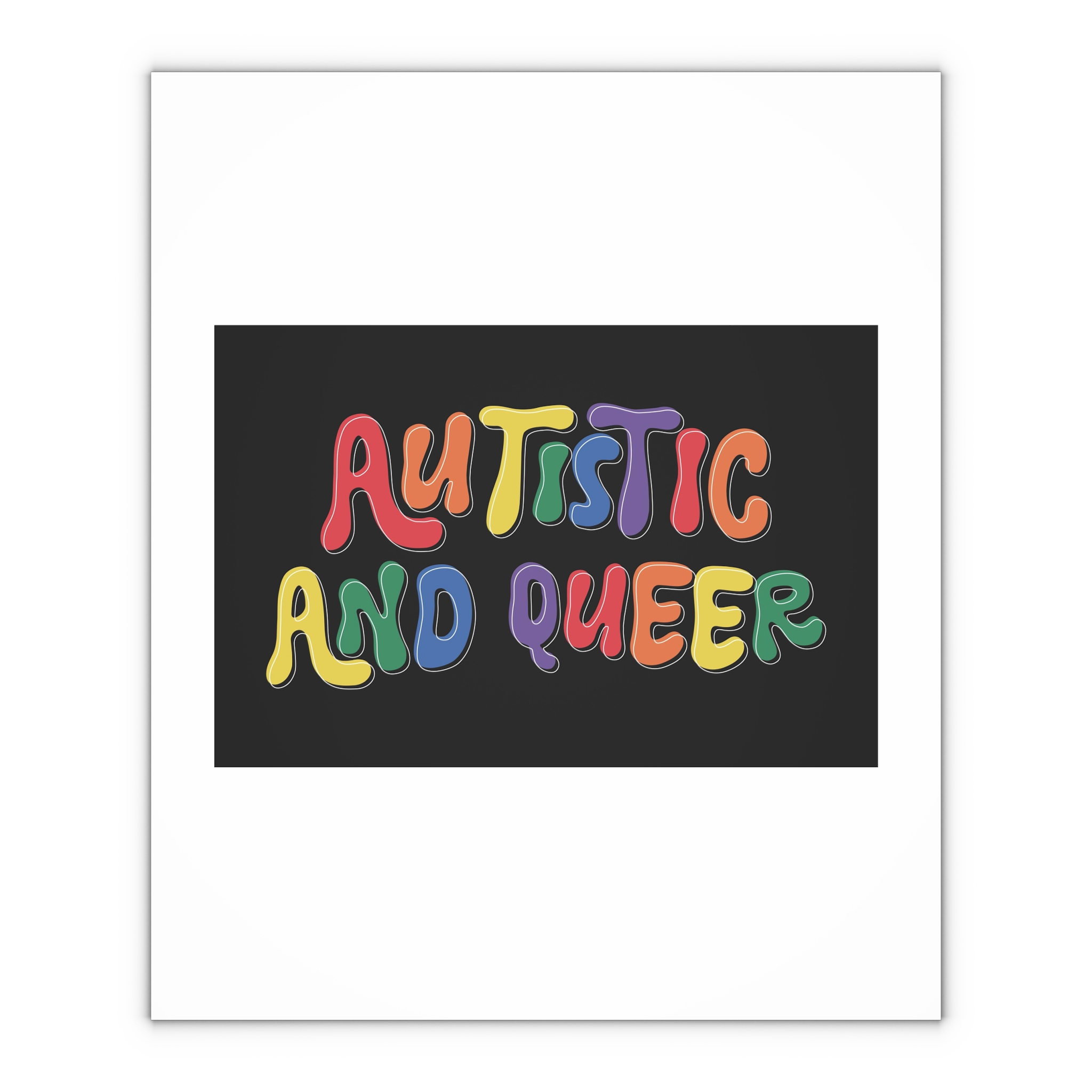 Pride Lgbtq Gay Typography Vector Tshirt Design(6) Gift Wrapping Paper Sheets 1pc - Image 4