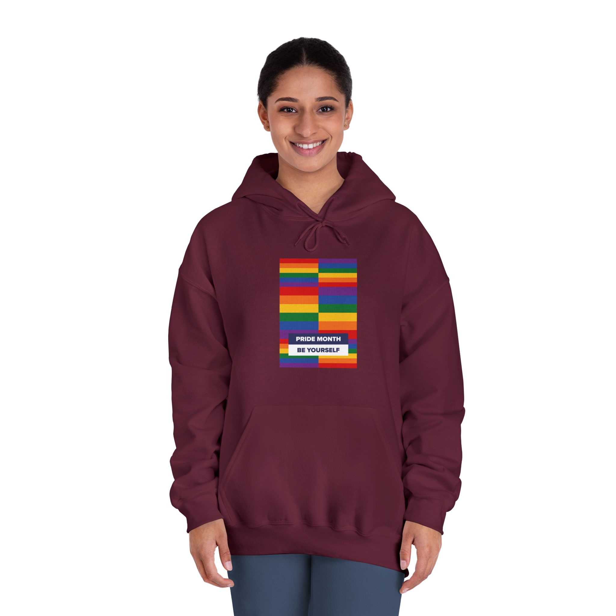 Lgbt Pride Month June Lesbian Gay Bisexual Transgender Lgbtq Flag Rainbow Vector(3) Unisex Dryblend Hooded Sweatshirt - Image 20