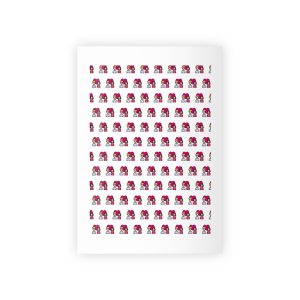 Vactor Seamleass Love Valentines Theme Calendar Gift Wrapping Paper Rolls 1pc