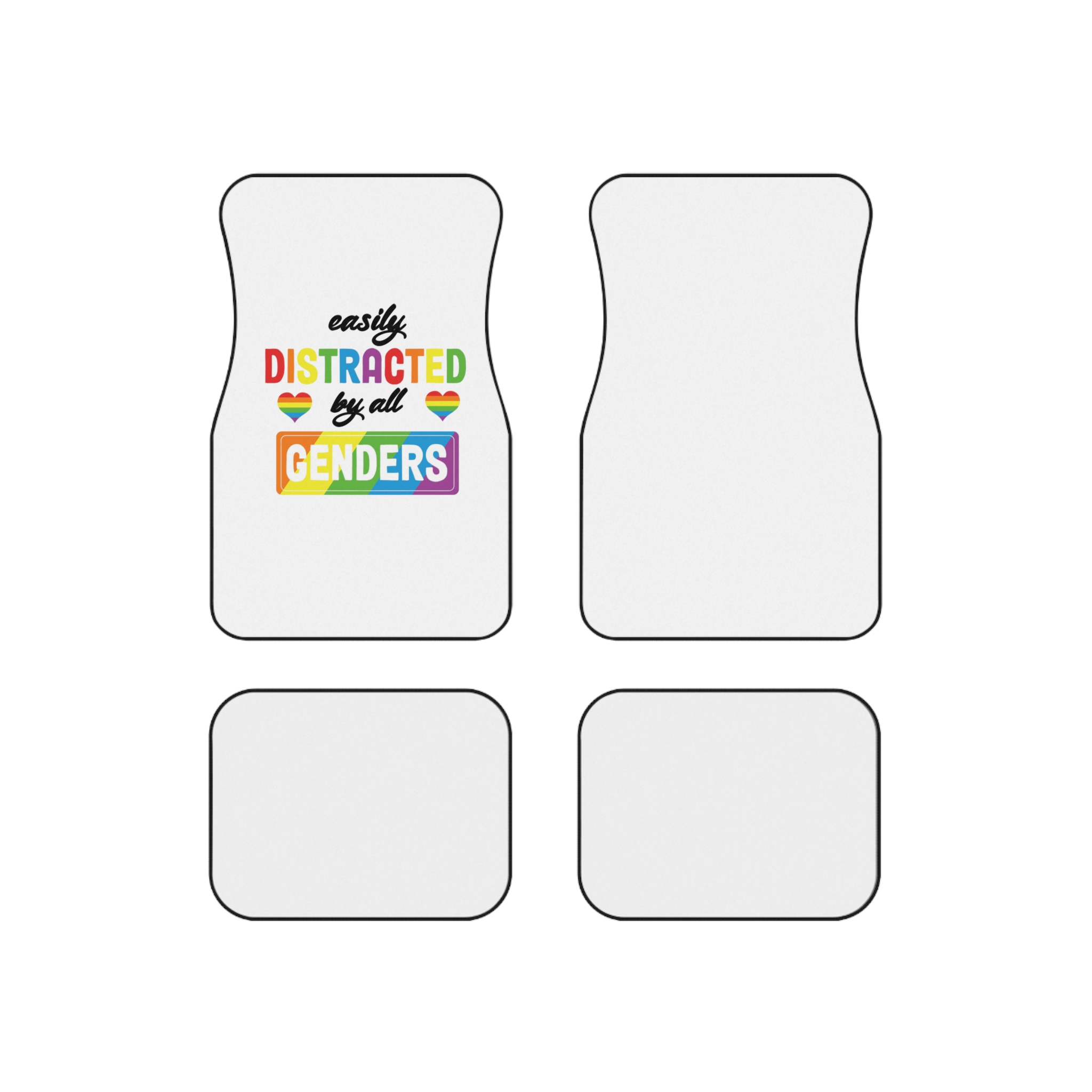 Lgbt Part Svg Tshirt Design Lgbt Part Svg Cut Files Design Lgbt Part Typography Vector Design (1) Car Mats Set Of 4