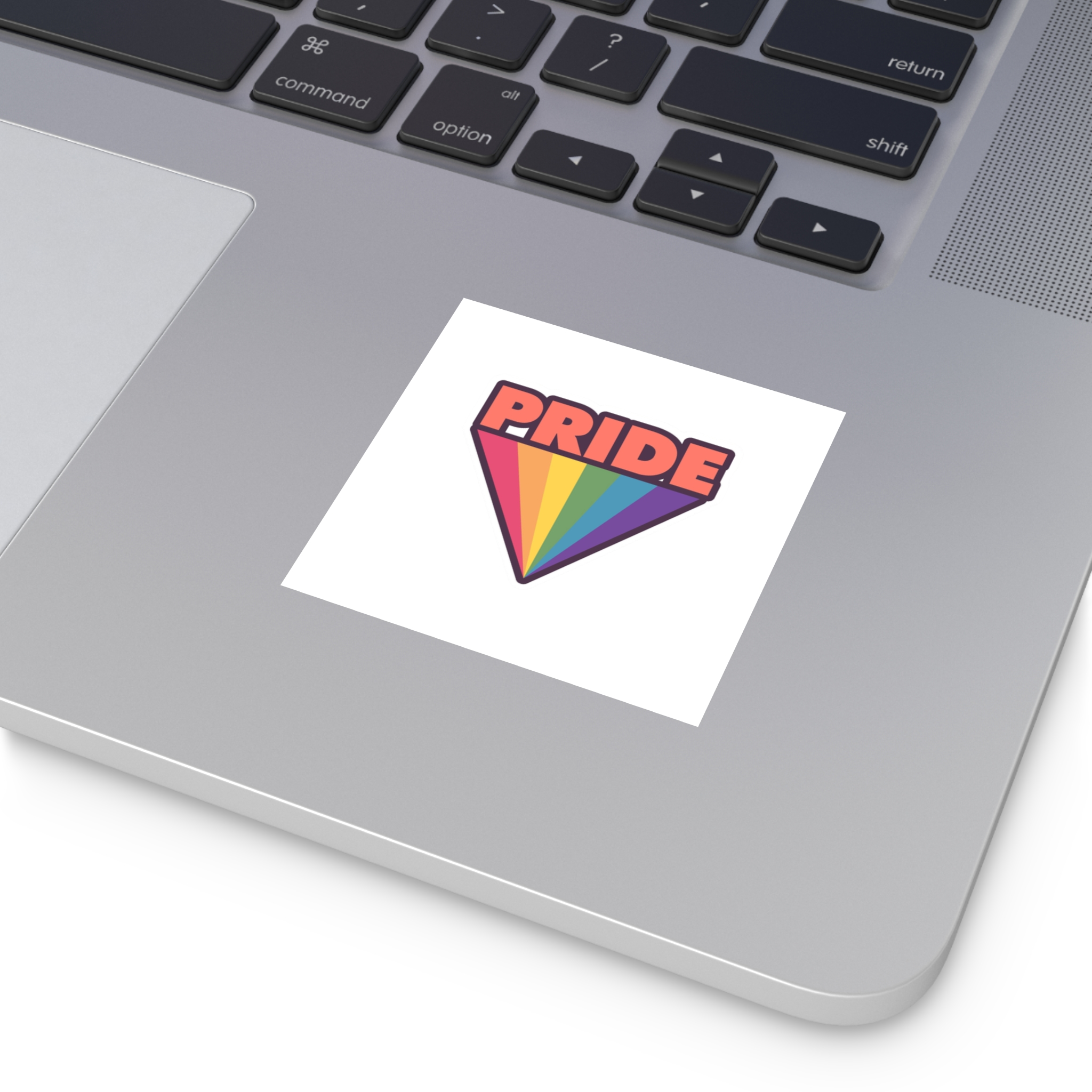 Pride With Rainbow1 Laminate Stickers Square - Image 67