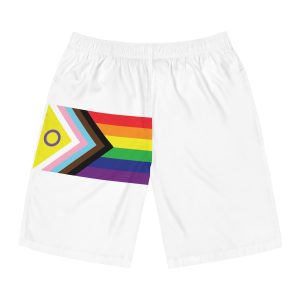 Illustration Rainbow Flag Art Vector Mens Board Shorts Aop