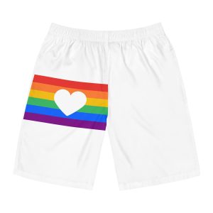 Poster Banner Rainbow Flag Mens Board Shorts Aop