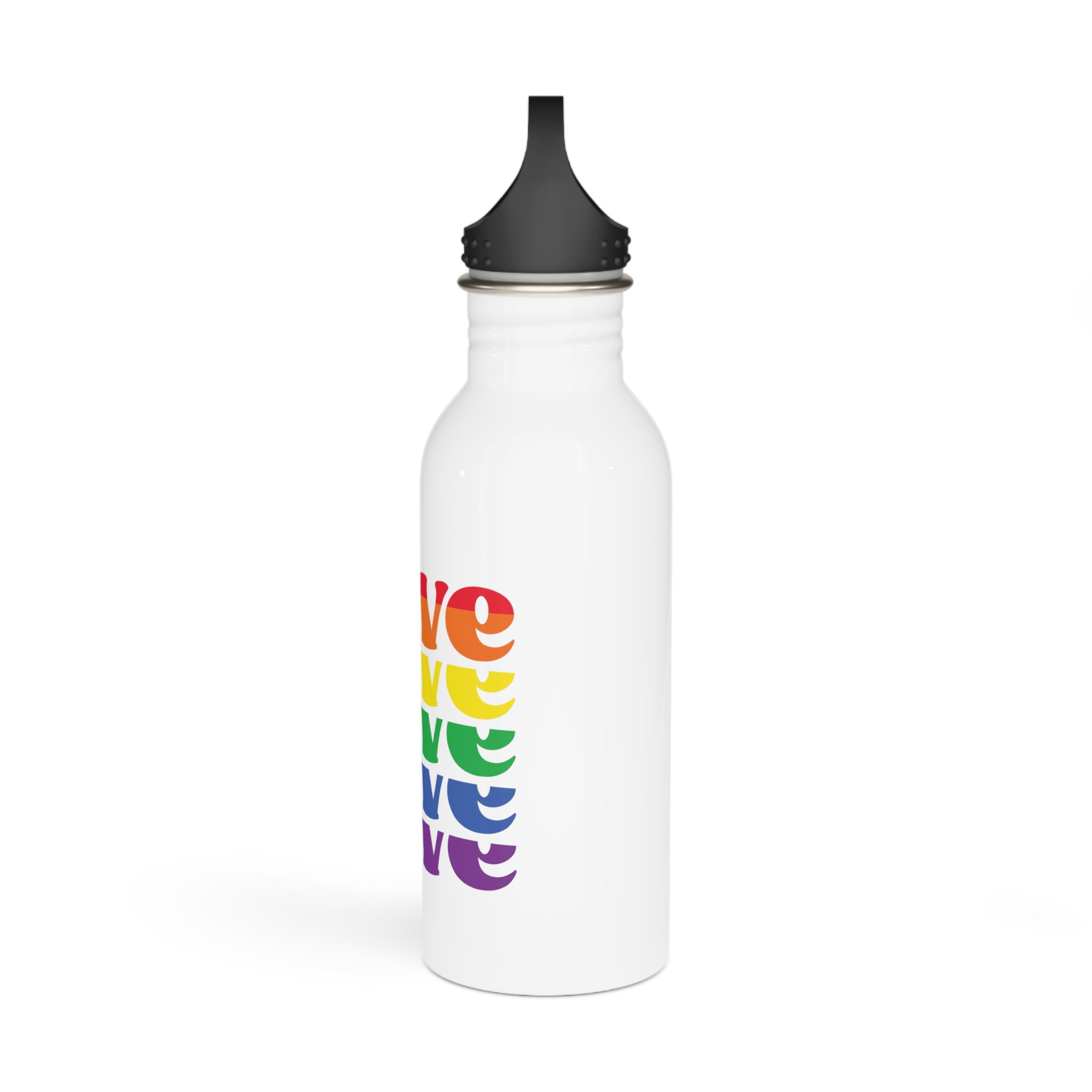 Gay Pride Svg Design (1) Stainless Steel Water Bottle - Image 4