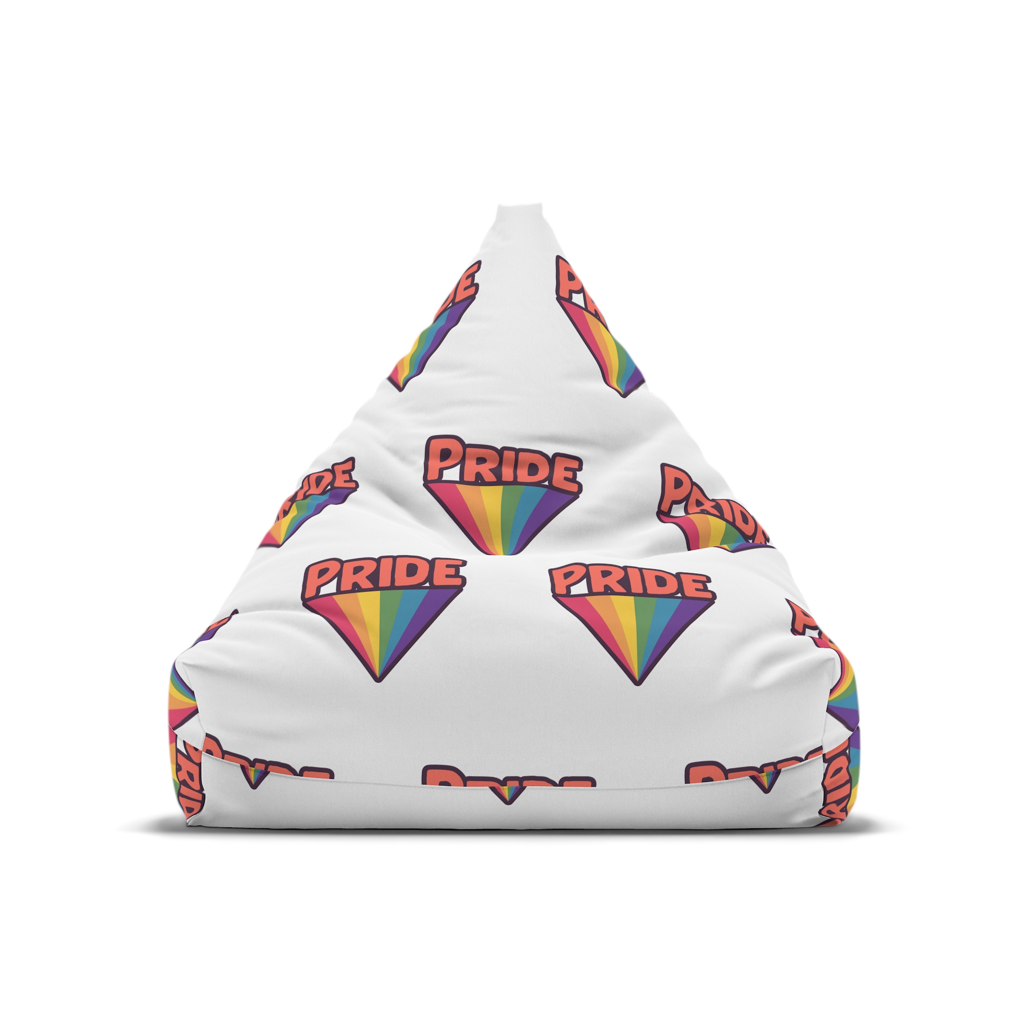 Pride With Rainbow Bean Bag Chair Cover - Image 5