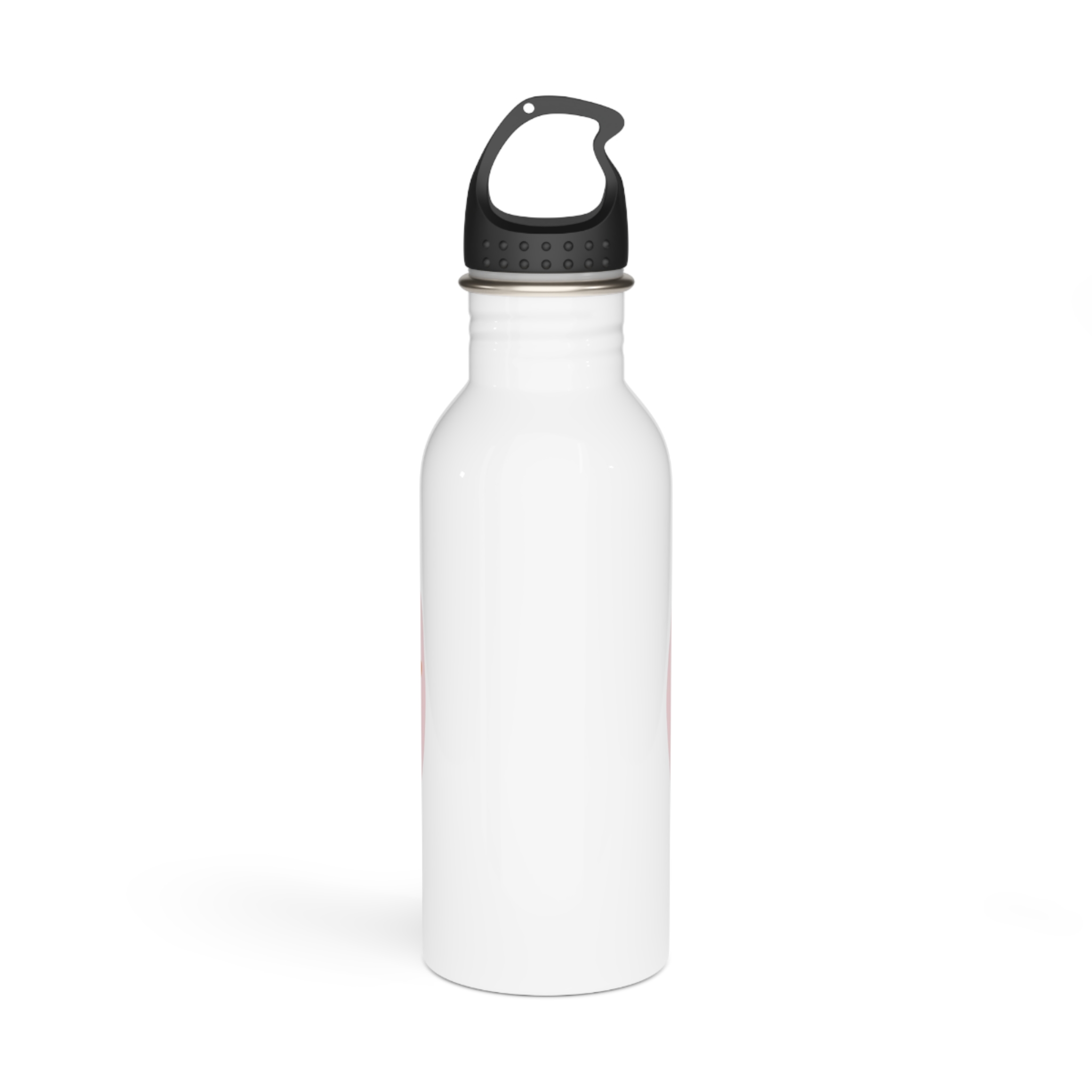 Lgbt Sticker Pack White Background Lgbtq Set Symbol Lgbt Pride Community Rainbow Elements Vector Hand Draw Illustration Hand Drawn Lettering (1) Stainless Steel Water Bottle - Image 3