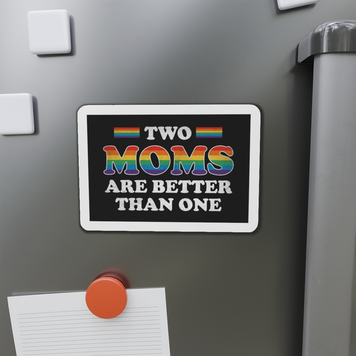 Pride Gay Rainbow Typography Vector Premium T Shirt(2) Die Cut Magnets - Image 14