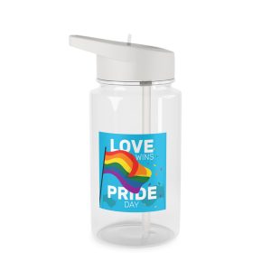 Pride Day Event With Rainbow Flag Tritan Water Bottle