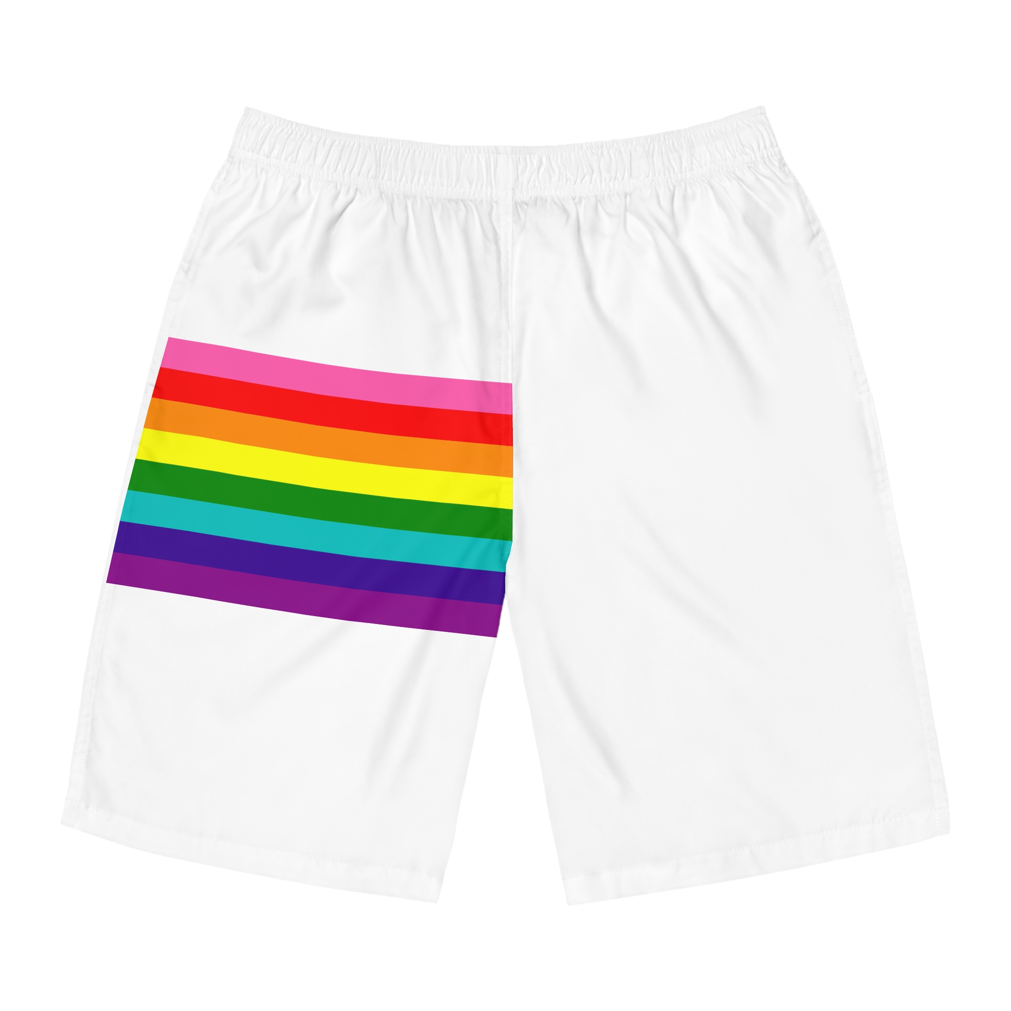 Gay Flag Rainbow Lgbt Pride Flag Global Symbol Equality Diversity Lgbtq Rights Love Acceptance Publi Mens Board Shorts Aop