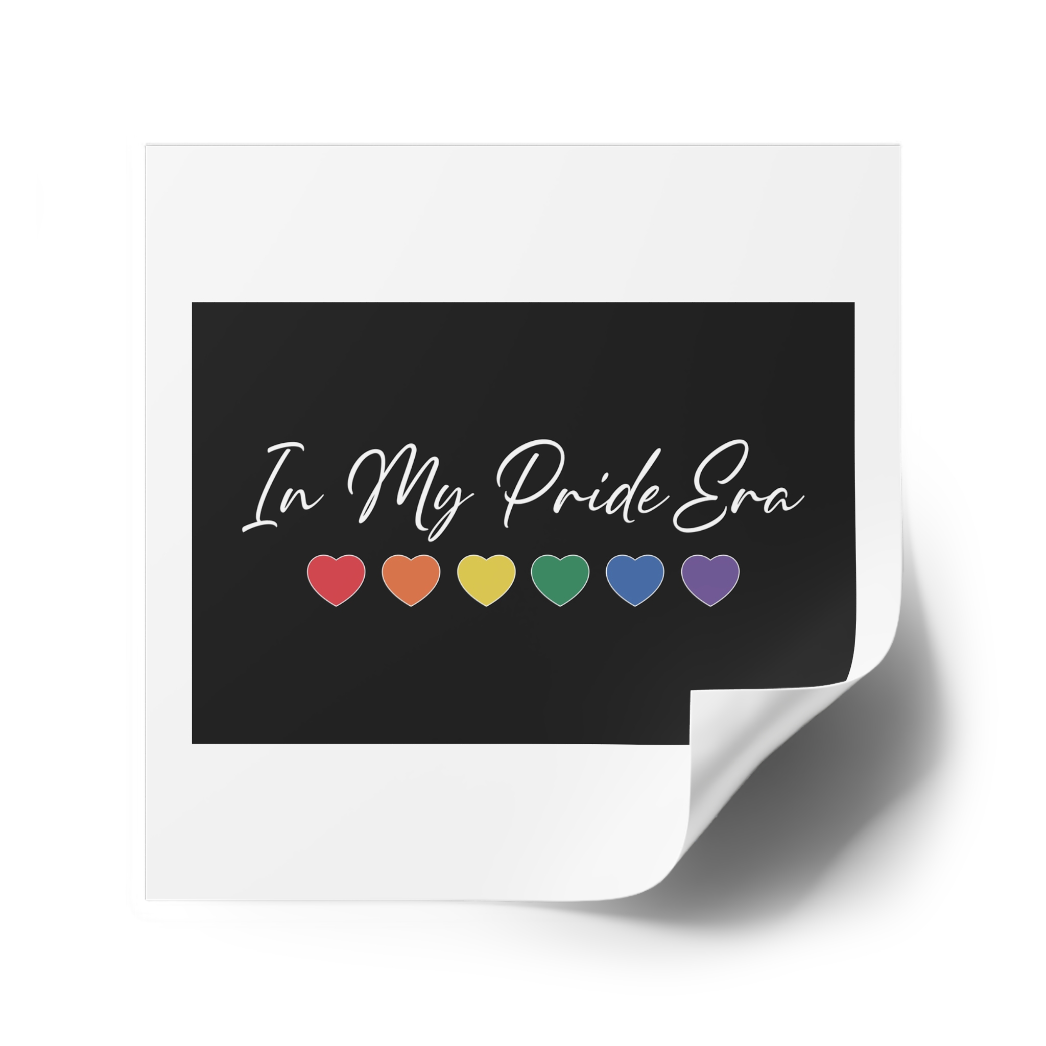 Pride Lgbtq Gay Typography Vector Tshirt Design(2) Laminate Stickers Square - Image 38