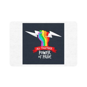 Pride Day Event Theme Pet Food Mat 12x18