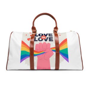 Happy Pride Day Concept Waterproof Travel Bag