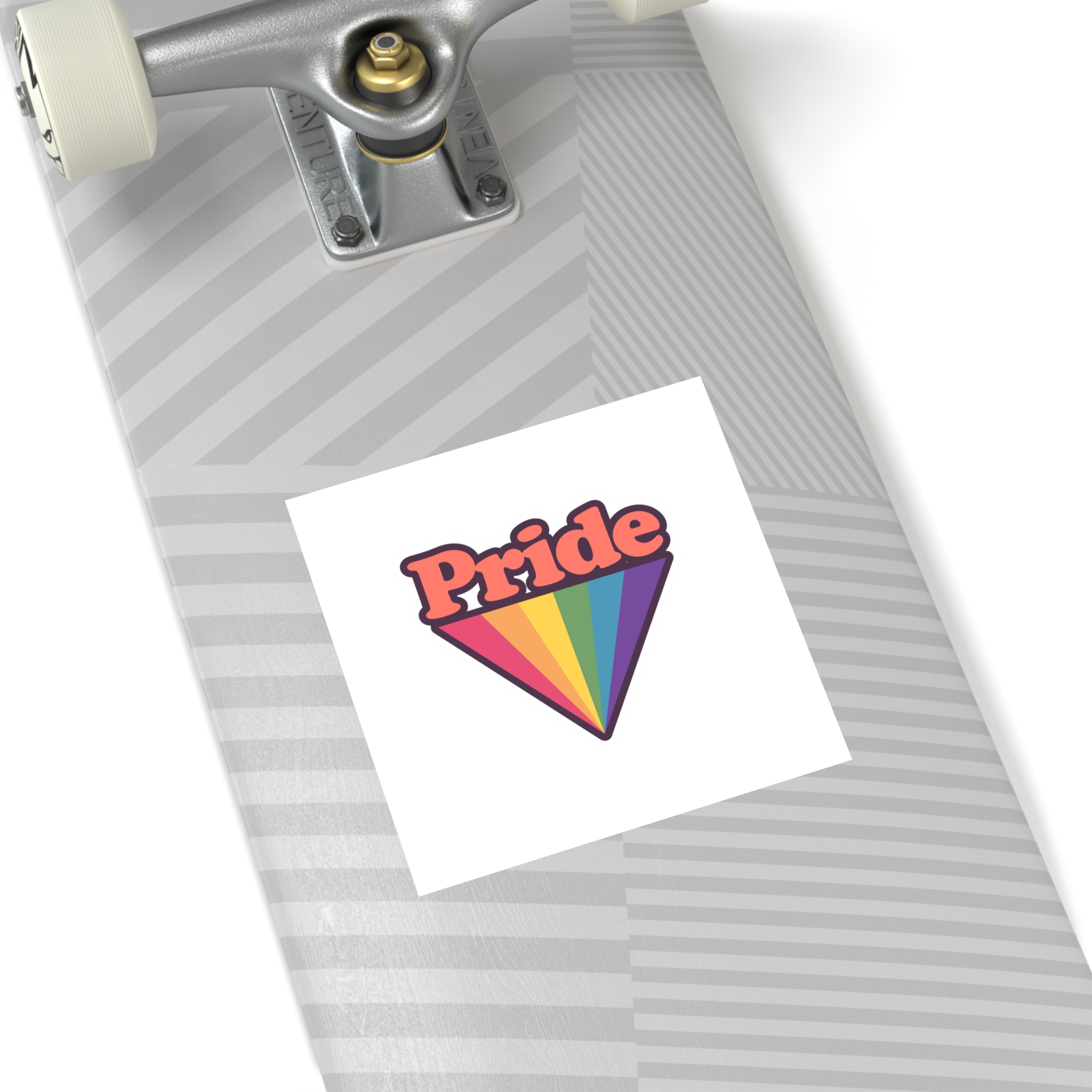 Pride With Rainbow (1) Laminate Stickers Square - Image 44