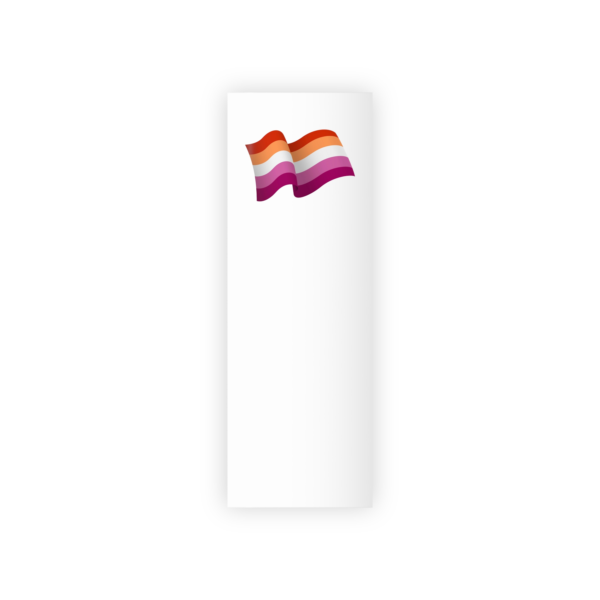 Flag Lesbian Lgbtq Ribbon Style Flag That Conveys Sense Movement Waving Effect Gift Wrapping Paper Rolls 1pc - Image 5