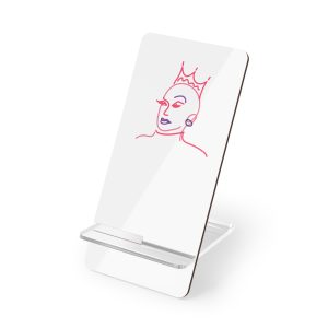 Drag Queen Portrait Clipart Gay Pride Illustration Vector Mobile Display Stand For Smartphones