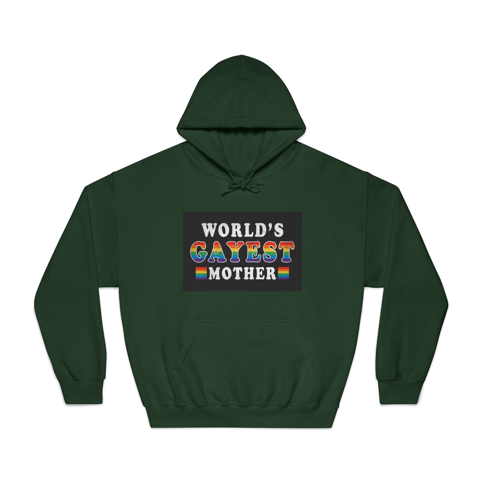 Mother Day Pride Rainbow Typography Vector Premium T Shirt(2) Unisex Dryblend Hooded Sweatshirt - Image 21