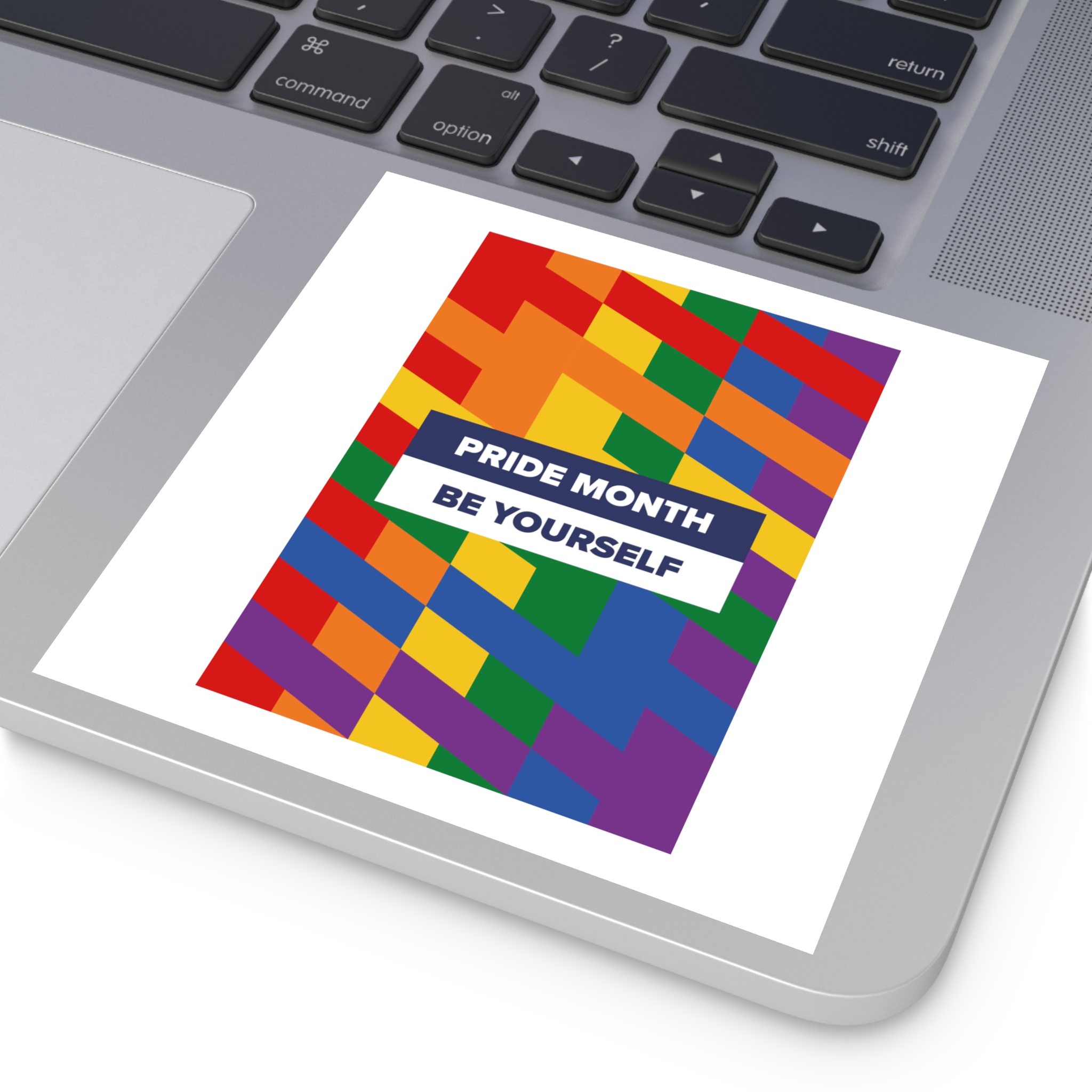 Lgbt Pride Month June Lesbian Gay Bisexual Transgender Lgbtq Flag Rainbow Vector(1)3 Laminate Stickers Square - Image 35