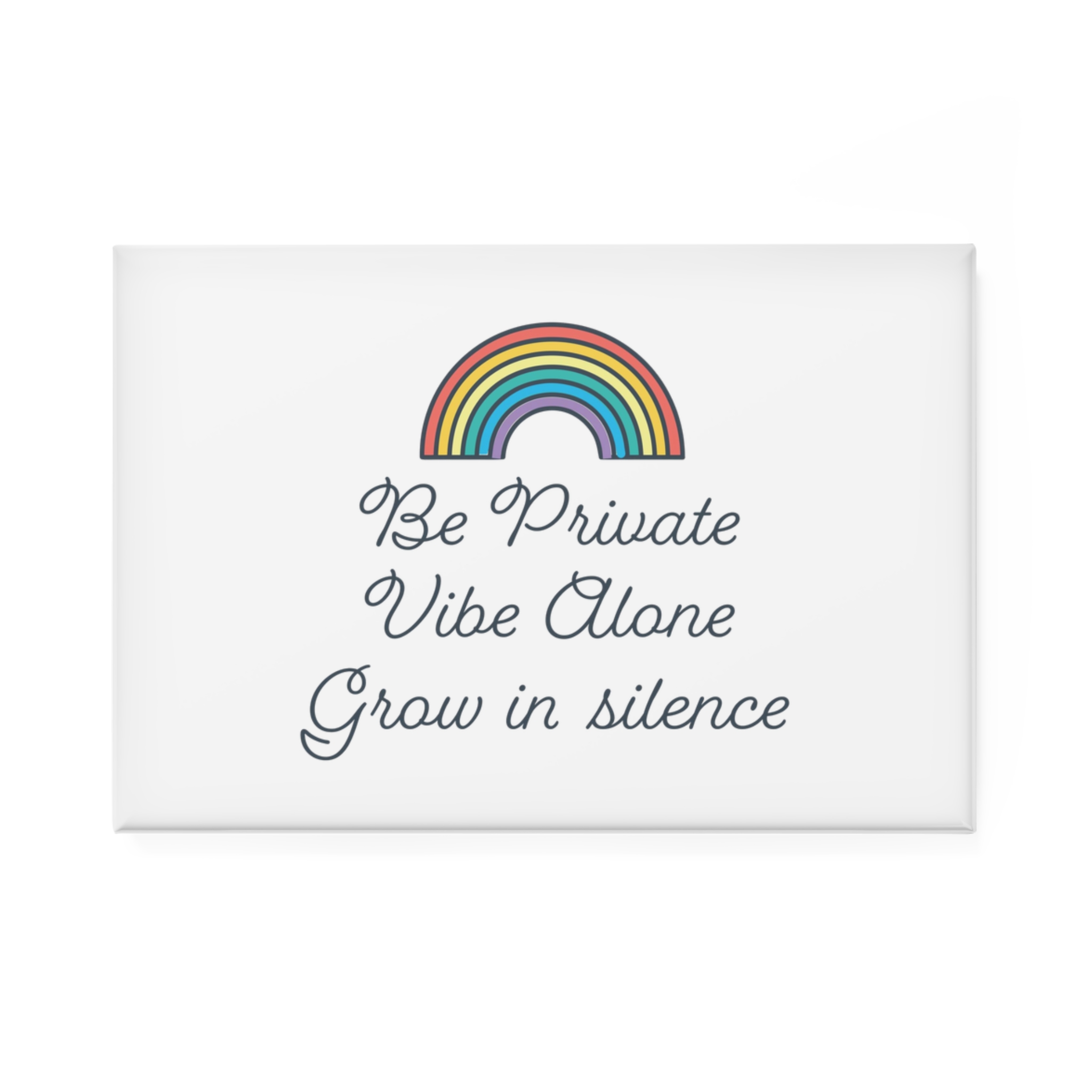 Good Thoughts Quotes Print Button Magnet Rectangle 1 And 10 Pcs