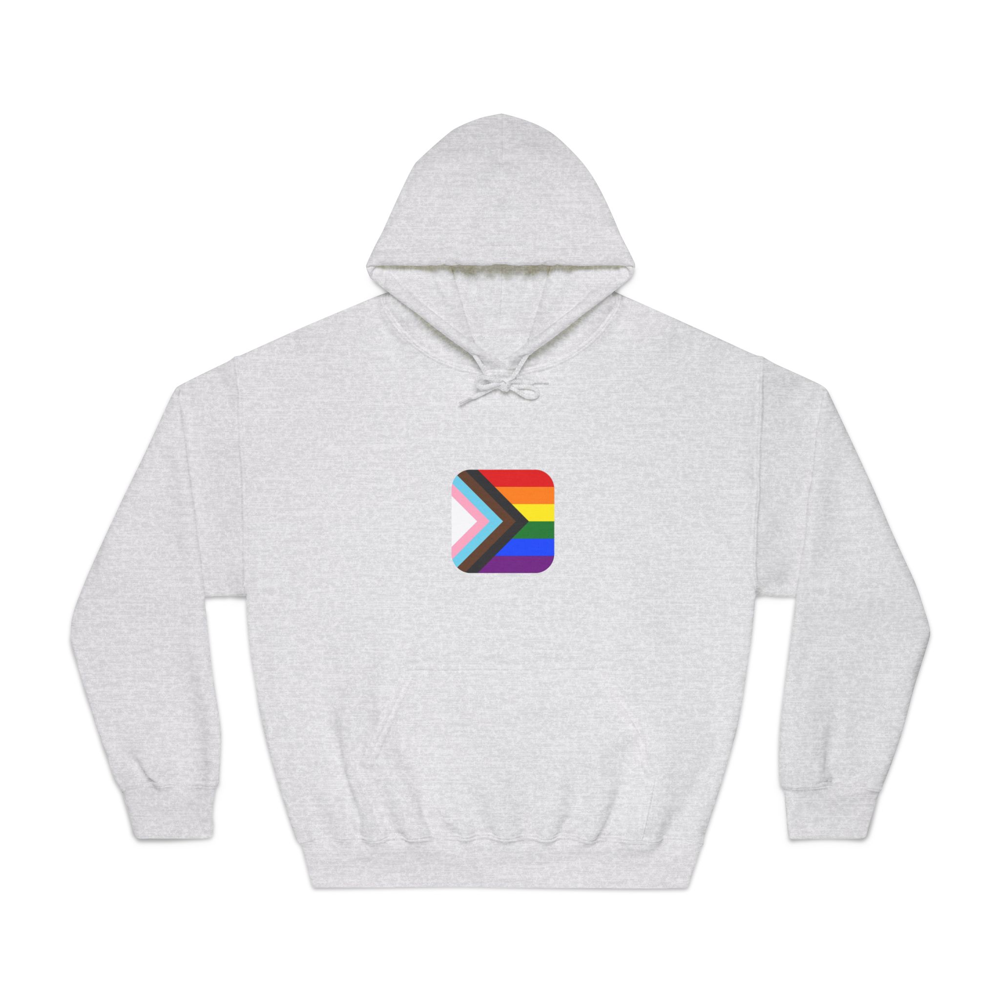 New Pride Flag Lgbtq Vector Illustartion Unisex Dryblend Hooded Sweatshirt - Image 5