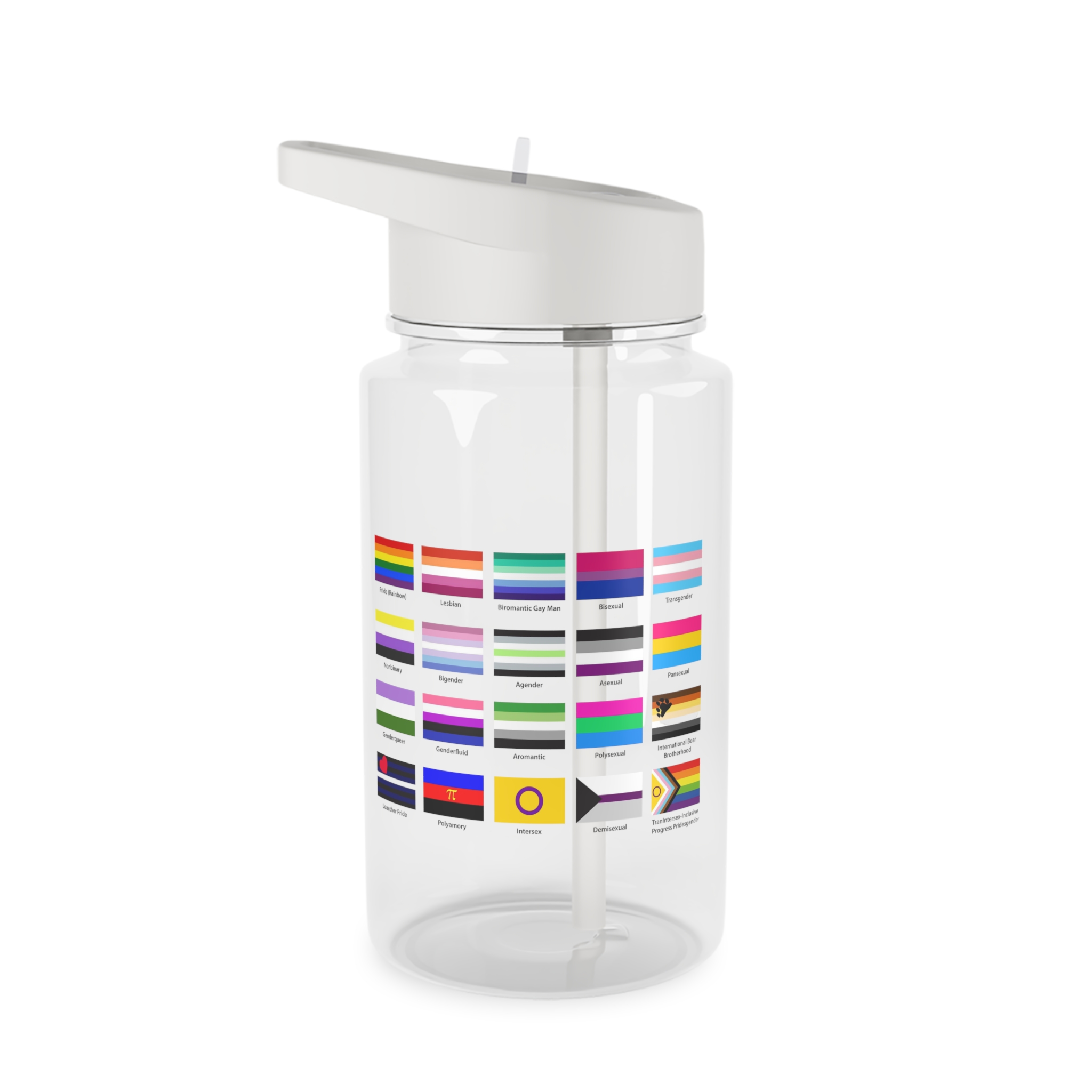 Lgbtq Community Flags Set Lgbt Sexual Identity Pride Flags Collection Rainbow Lesbian Gay Bisexual Tritan Water Bottle