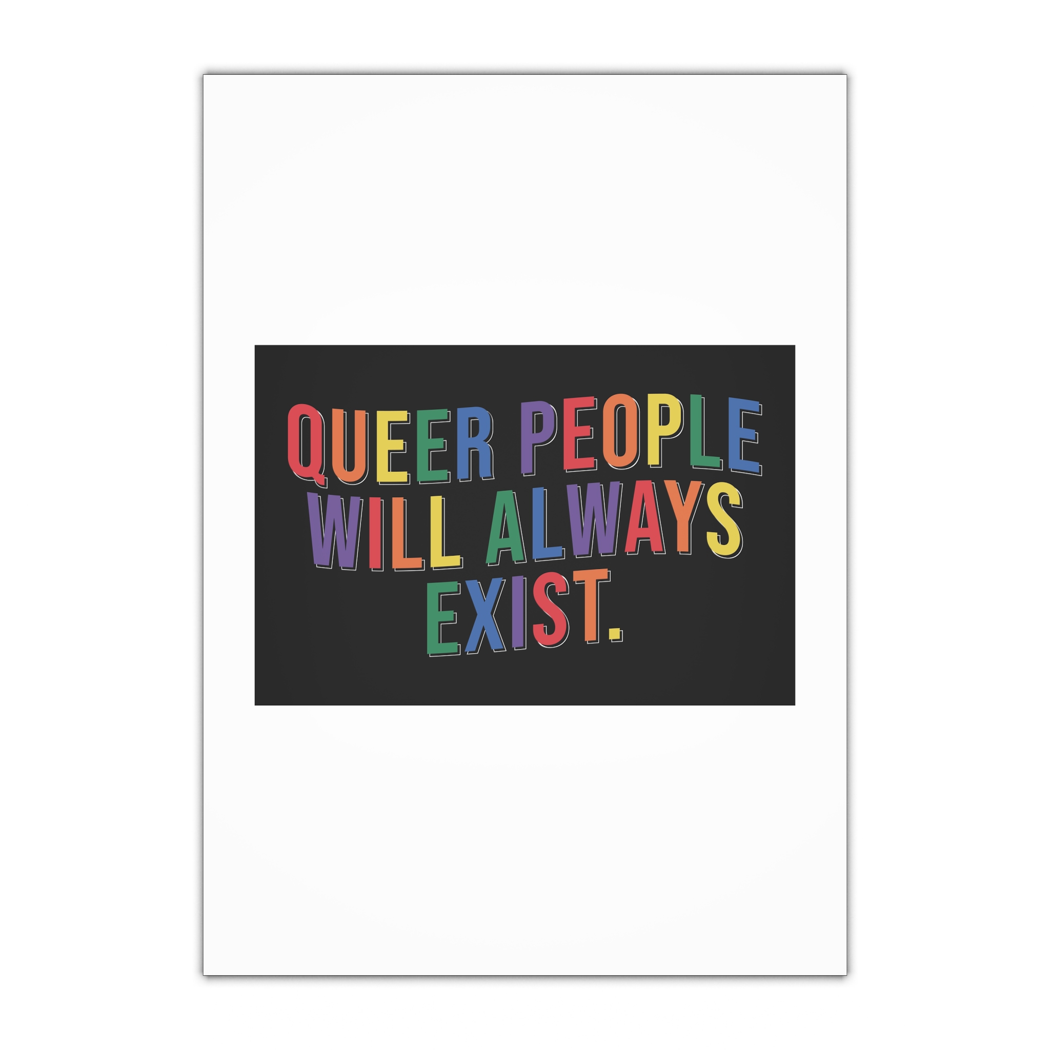 Pride Lgbtq Gay Typography Vector Tshirt Design(12) Gift Wrapping Paper Sheets 1pc