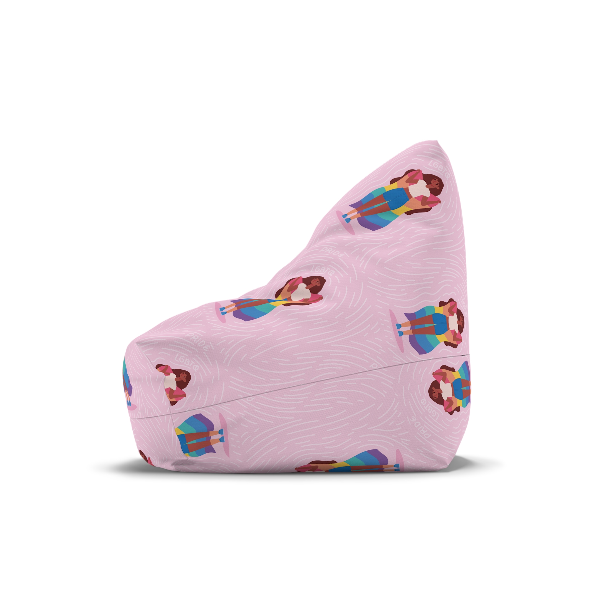 Lesbian Pride Design FE588D Bean Bag Chair Cover - Image 4