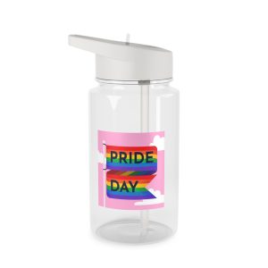 Pride Day Flag Illustration Tritan Water Bottle
