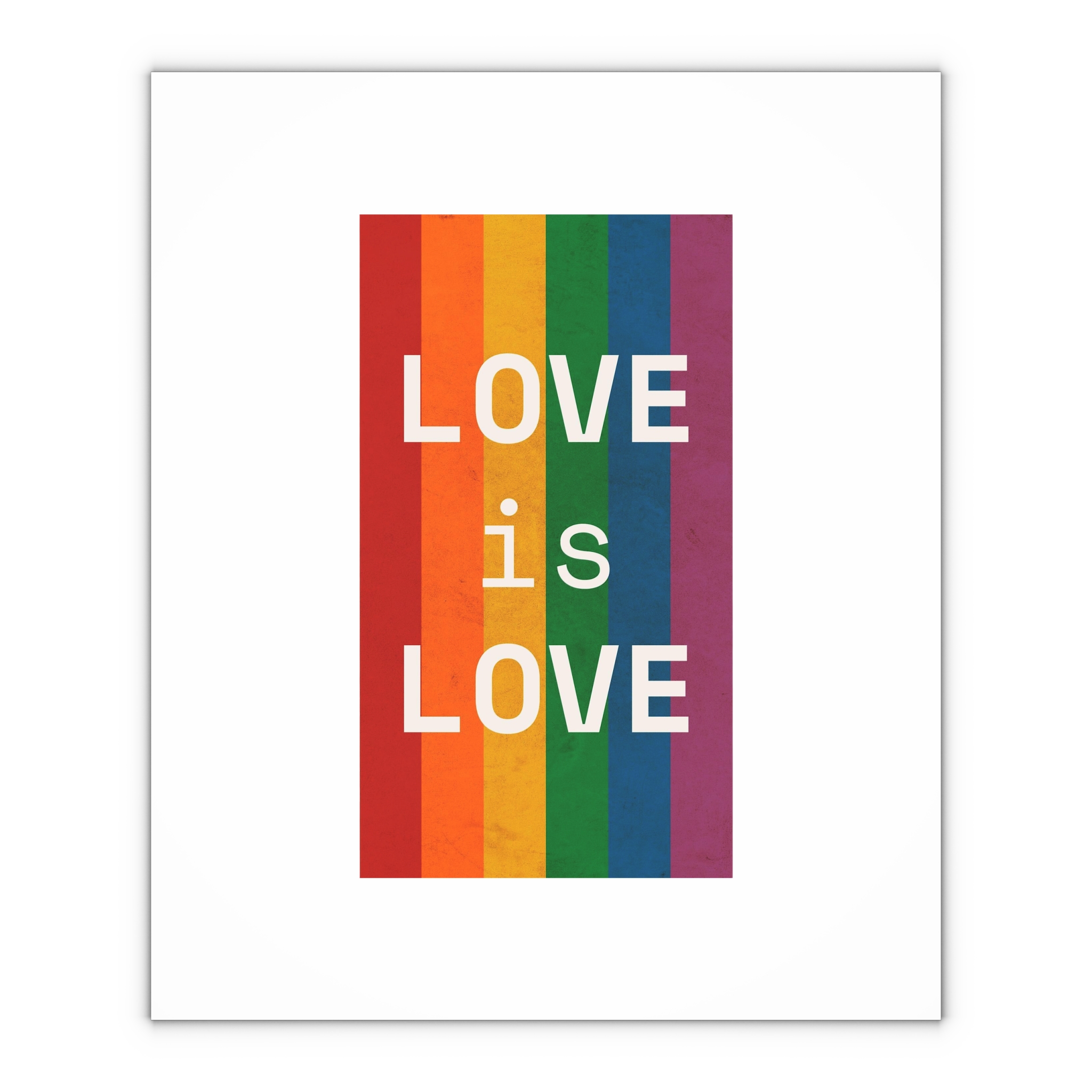 Rainbow With Love Is Love Concept Pride Month Gift Wrapping Paper Sheets 1pc - Image 4