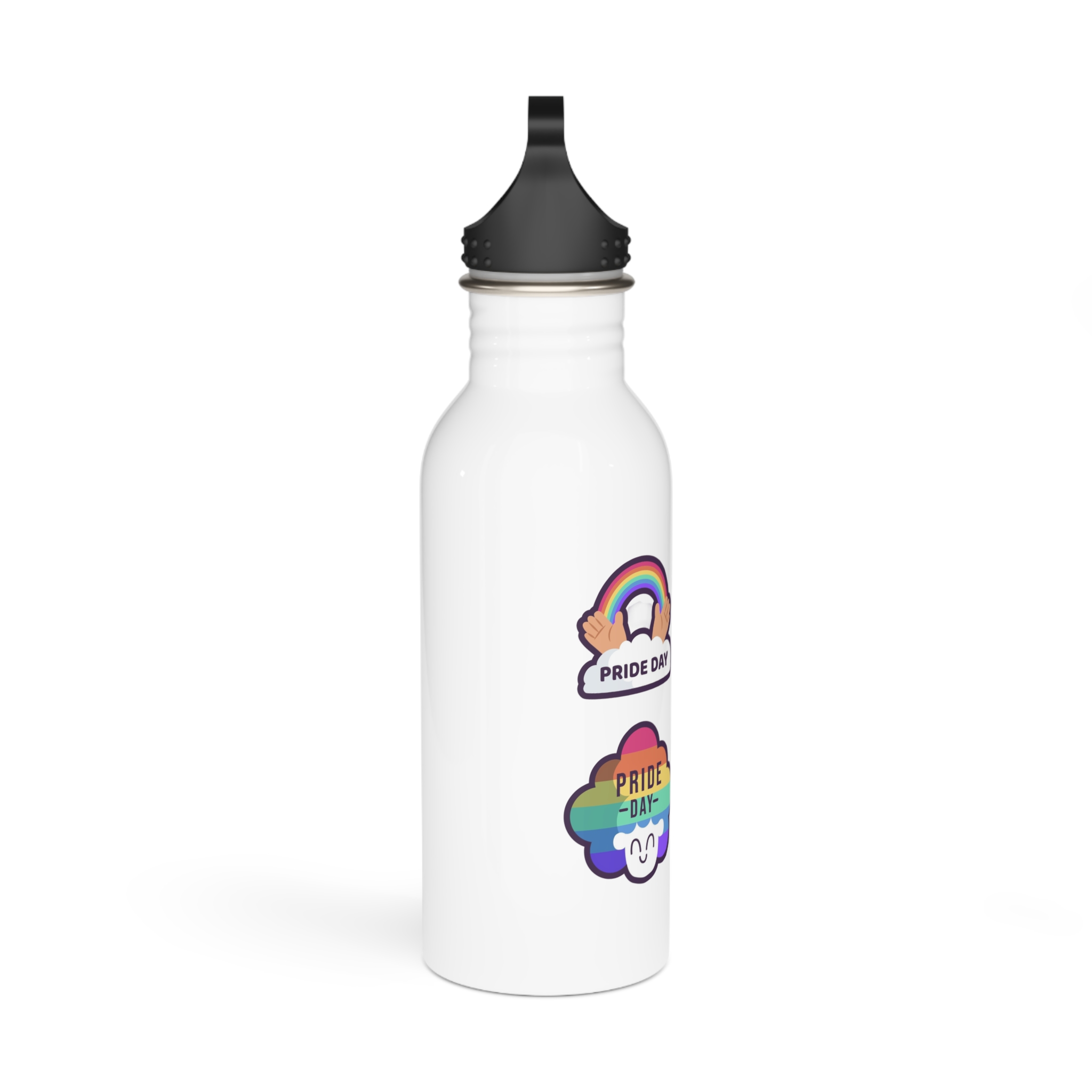 Labels With Pride Day Event Stainless Steel Water Bottle - Image 2