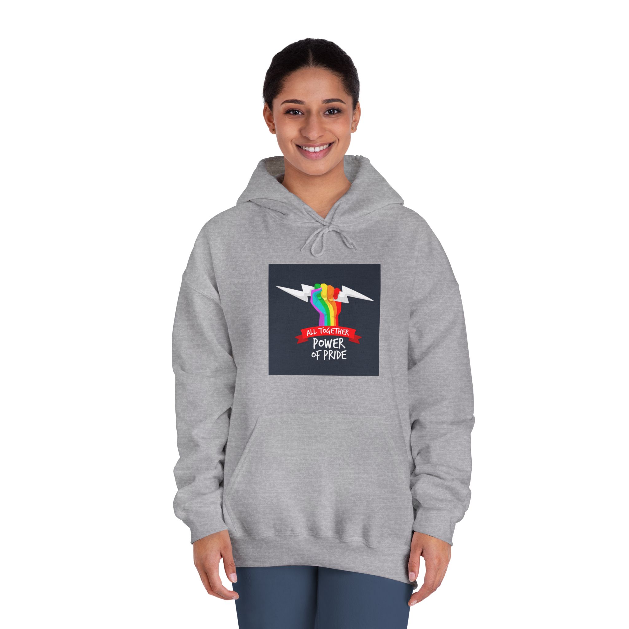 Pride Day Event Theme Unisex Dryblend Hooded Sweatshirt - Image 16