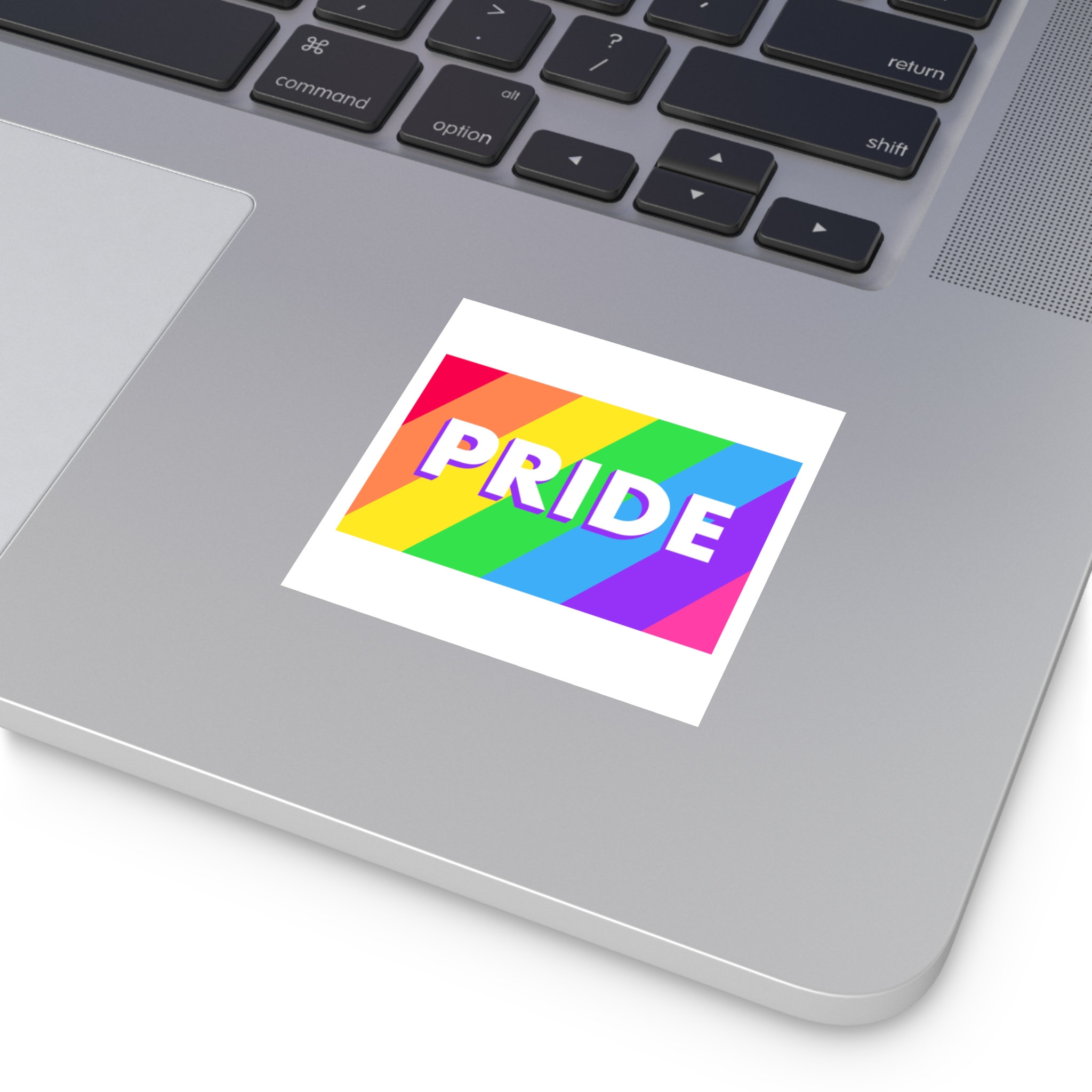 Pride Background 3 Laminate Stickers Square - Image 3