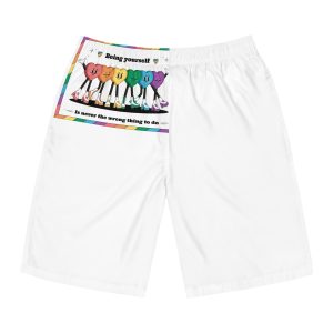 Illustration Pride Month Celebration Mens Board Shorts Aop