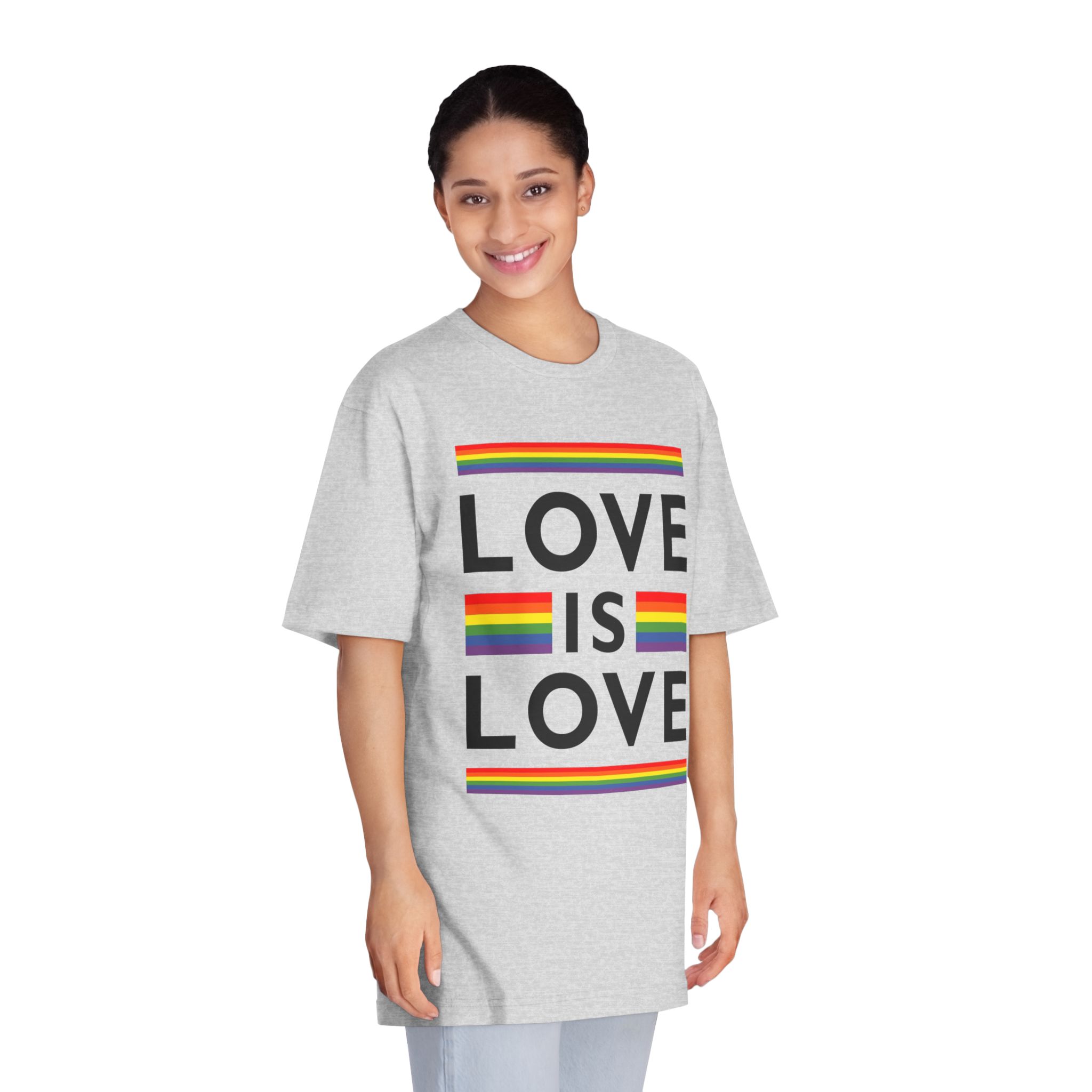 Love Is Love Lgbt Flag Symbol Pride Month Symbol - Unisex Classic Crewneck T Shirt - Image 15