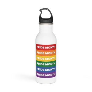Lesbian Pride Design 20D8A9 Stainless Steel Water Bottle