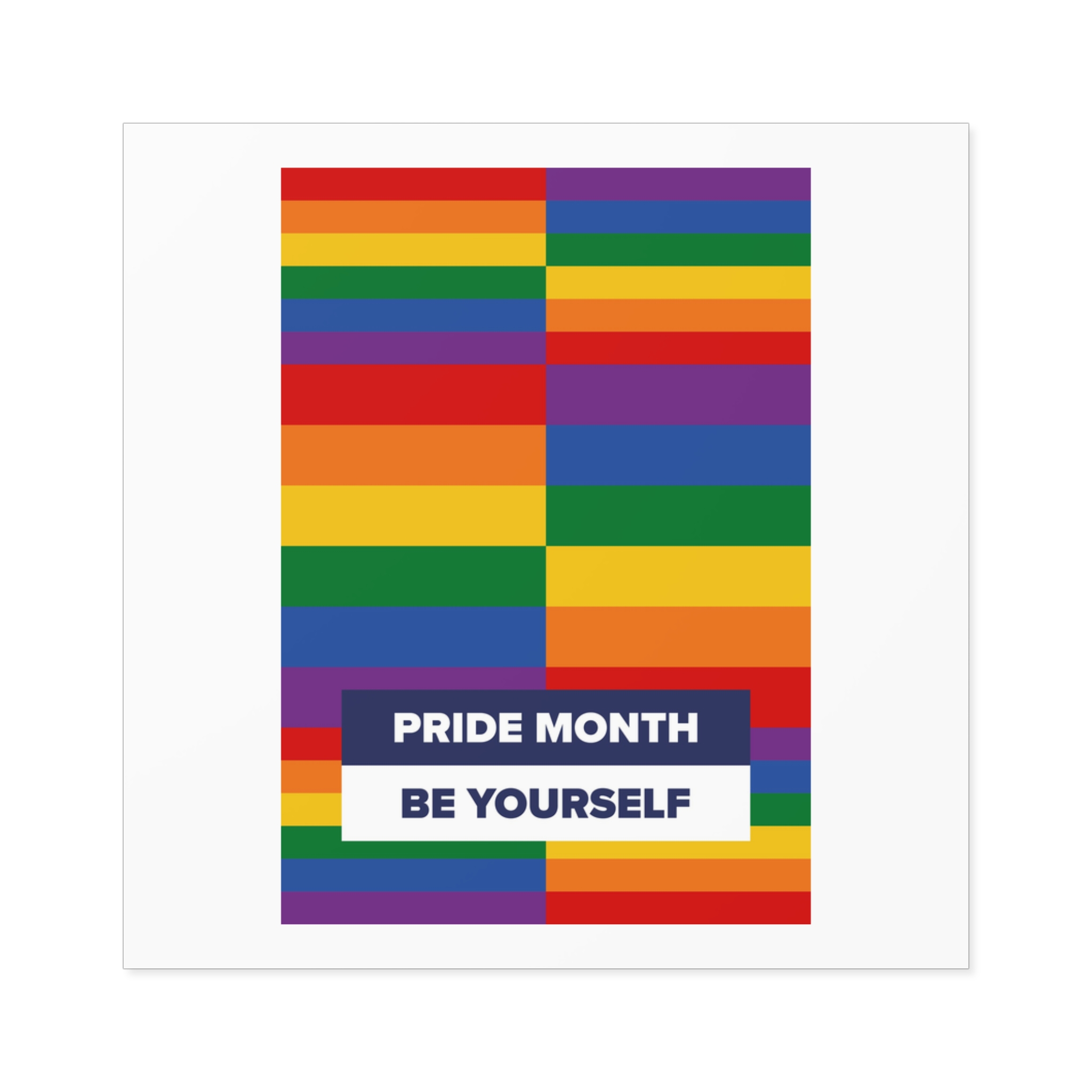 Lgbt Pride Month June Lesbian Gay Bisexual Transgender Lgbtq Flag Rainbow Vector(3) Laminate Stickers Square - Image 21