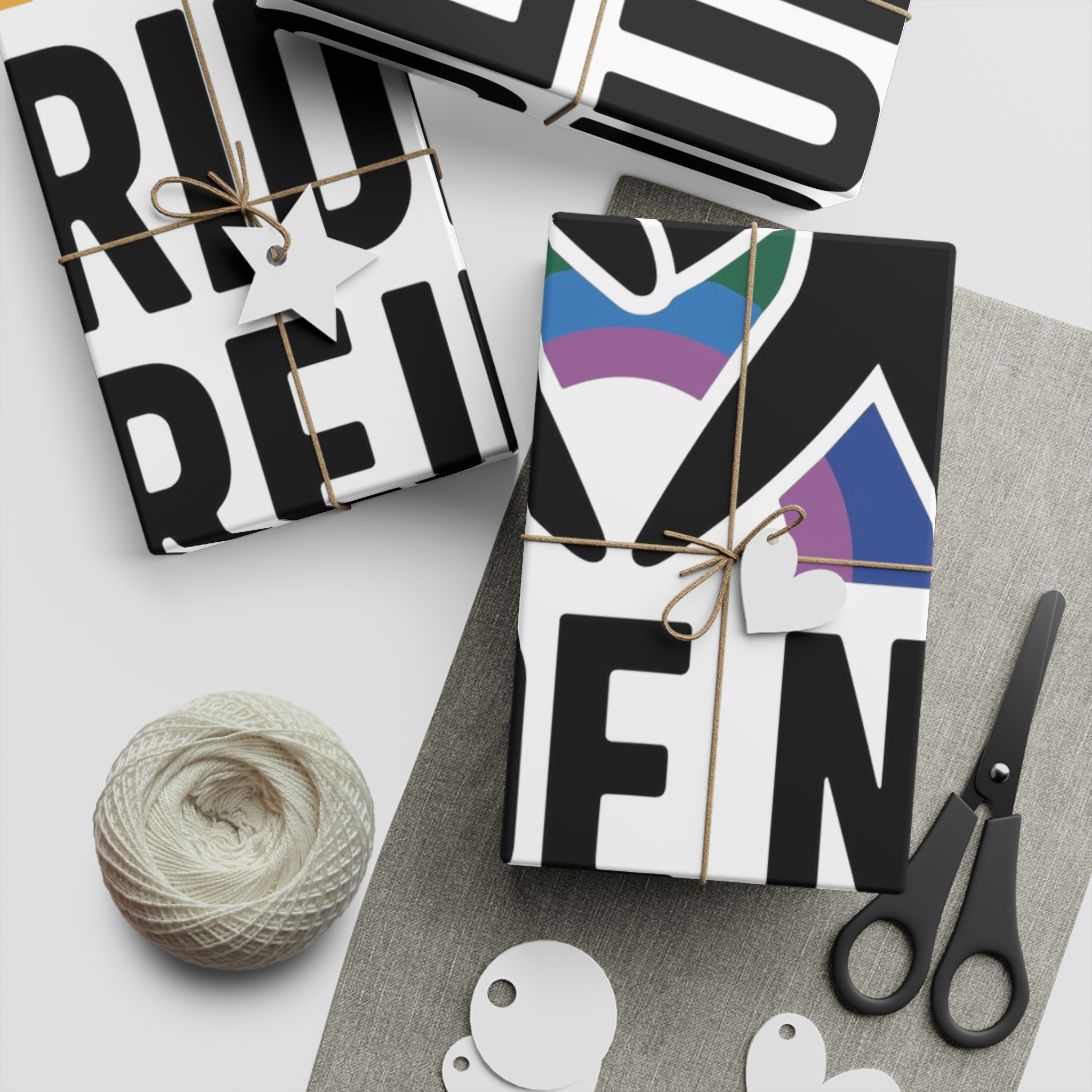 Pride Prejudice T Shirt Design Isolated White Background Gift Wrapping Paper Sheets 1pc - Image 5