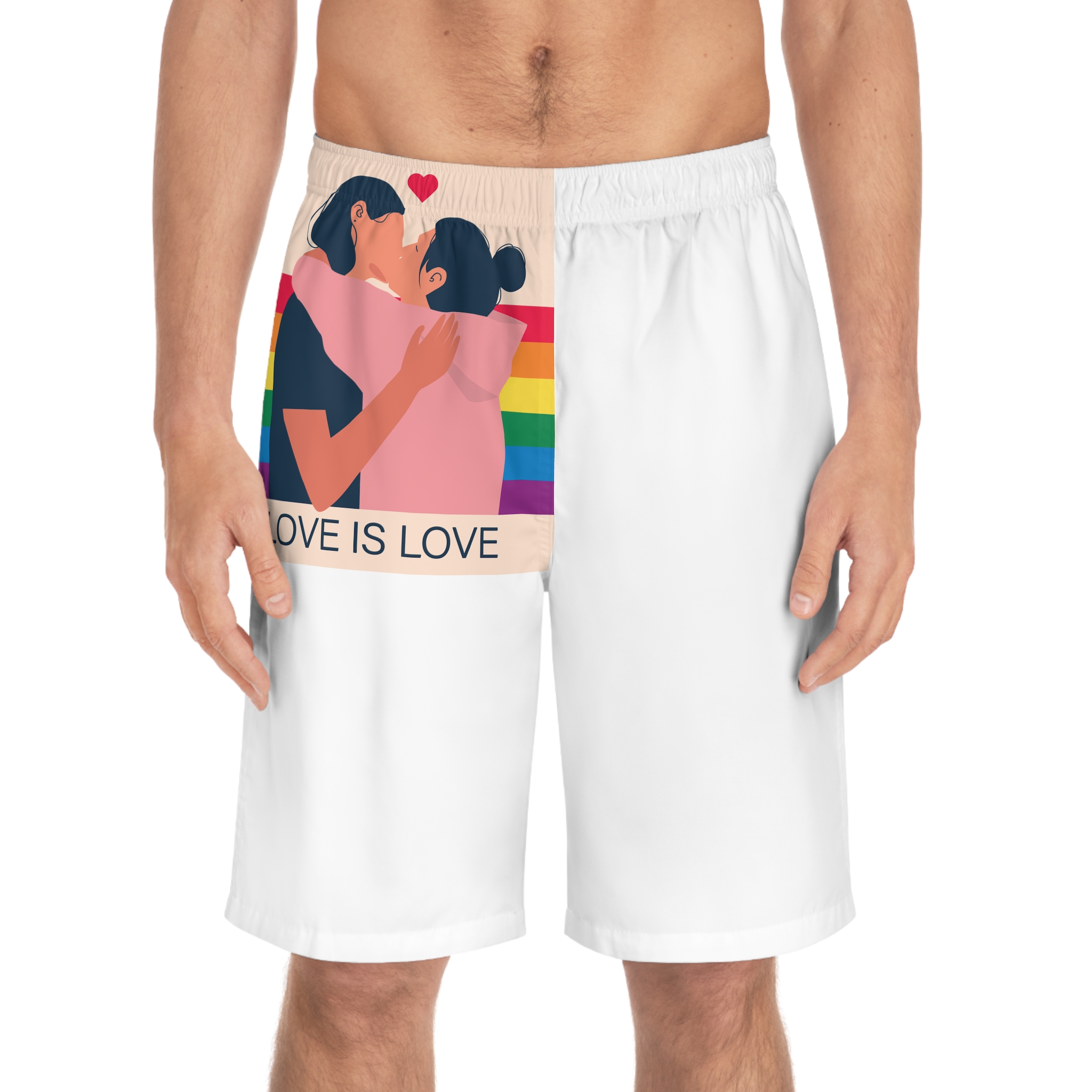 Couple Leasbians Mens Board Shorts Aop - Image 3
