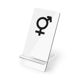 Combined Gender Symbol Diversity Identity Mobile Display Stand For Smartphones