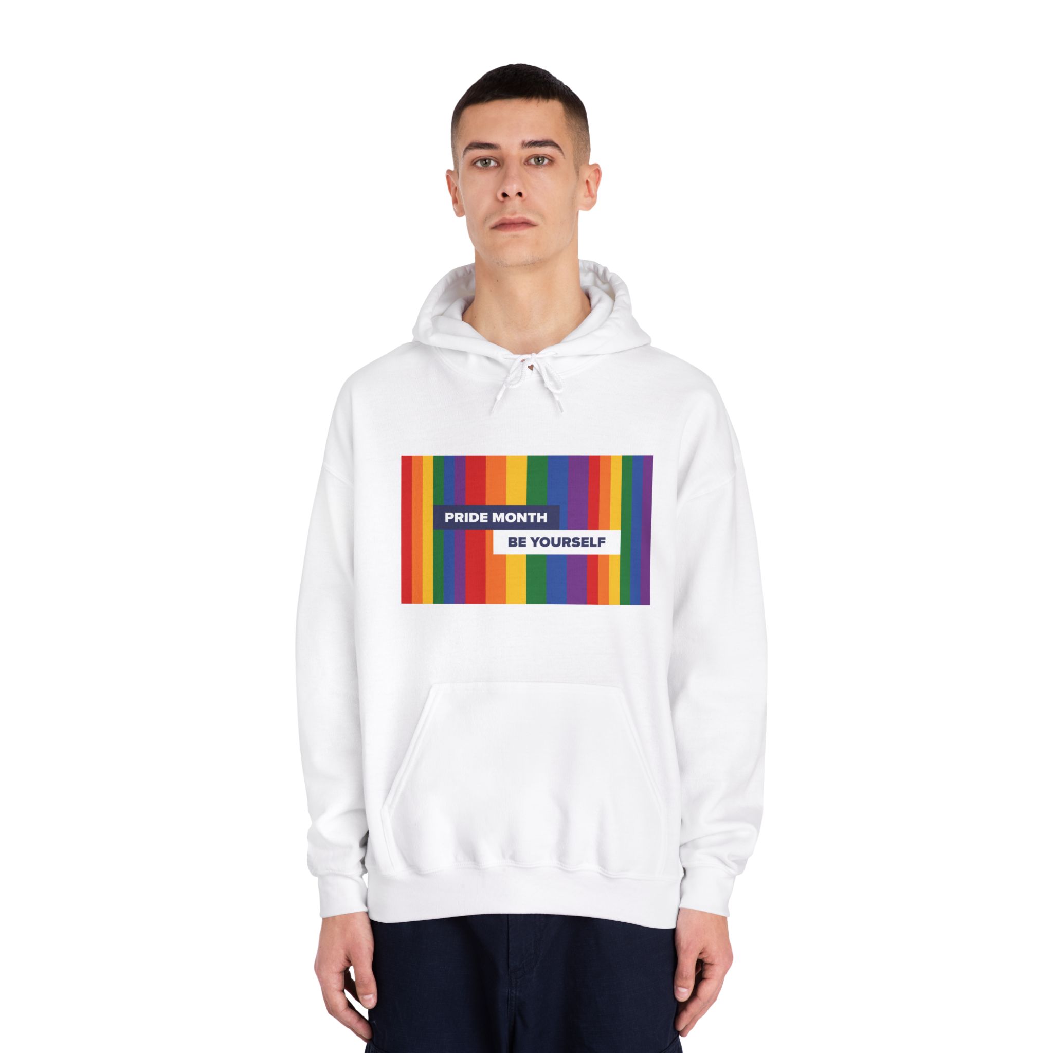 Lgbt Pride Month June Lesbian Gay Bisexual Transgender Lgbtq Flag Rainbow Vector2 Unisex Dryblend Hooded Sweatshirt - Image 3
