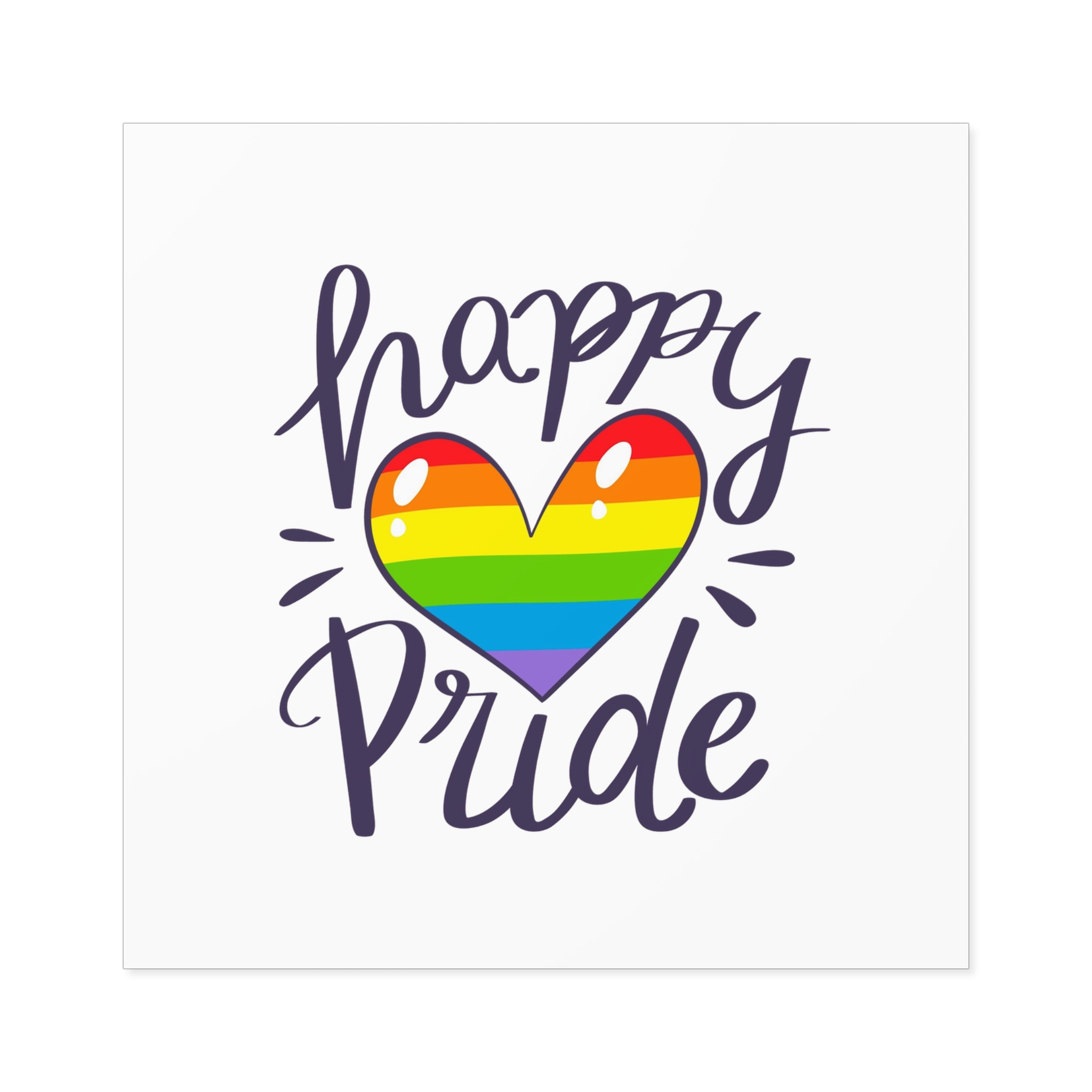 Pride Day Concept (1) Laminate Stickers Square - Image 33