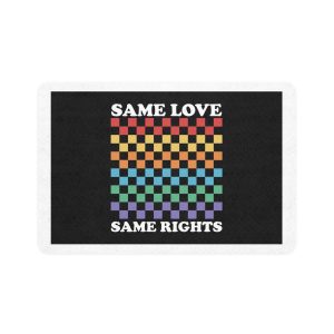 Pride Lgbt Gay Typography T Shirt Design Pet Food Mat 12x18