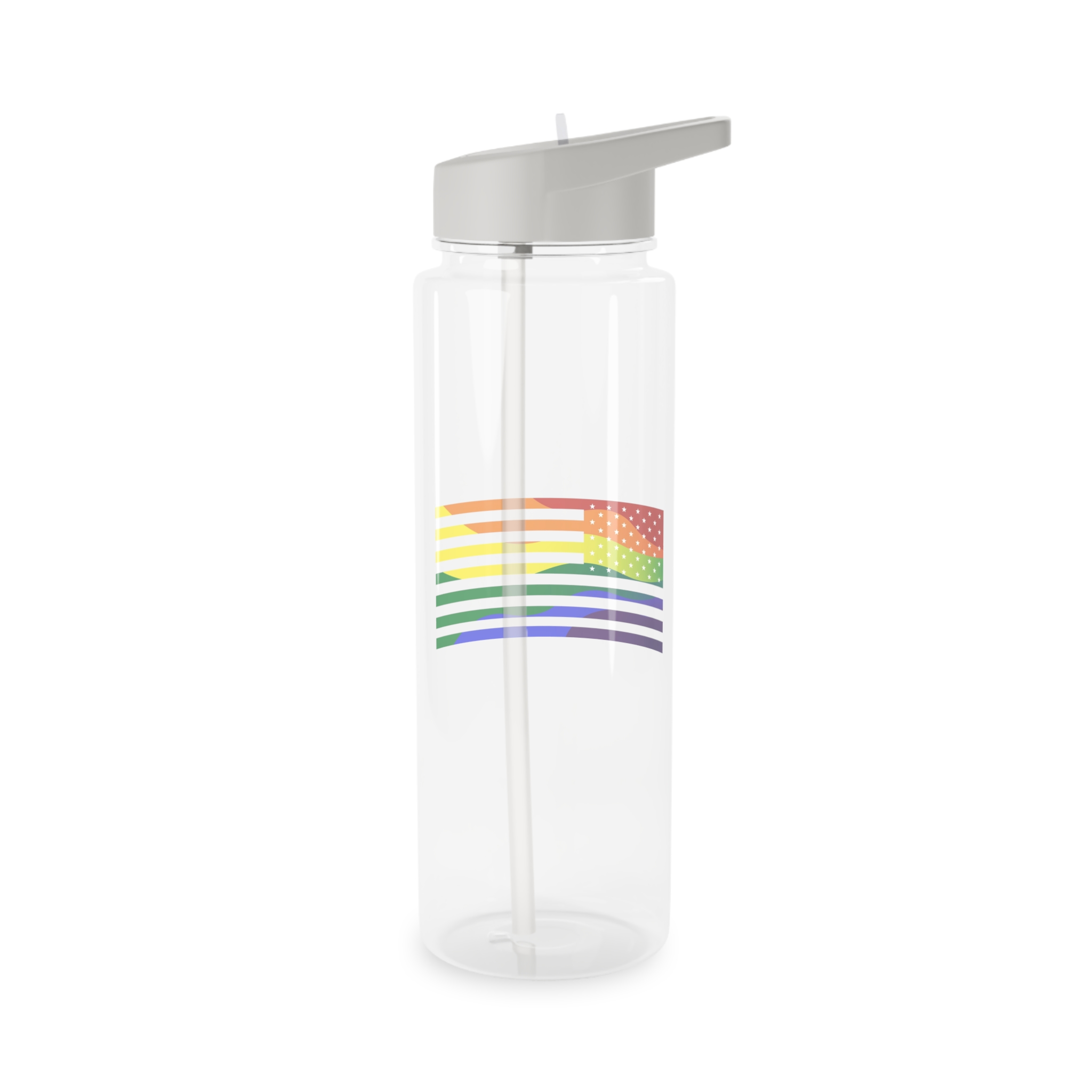 Pride Month America Concept Us Pride Month Flag Tritan Water Bottle - Image 6