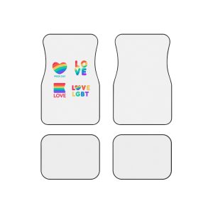 Pride Day Label Collection Theme Car Mats Set Of 4