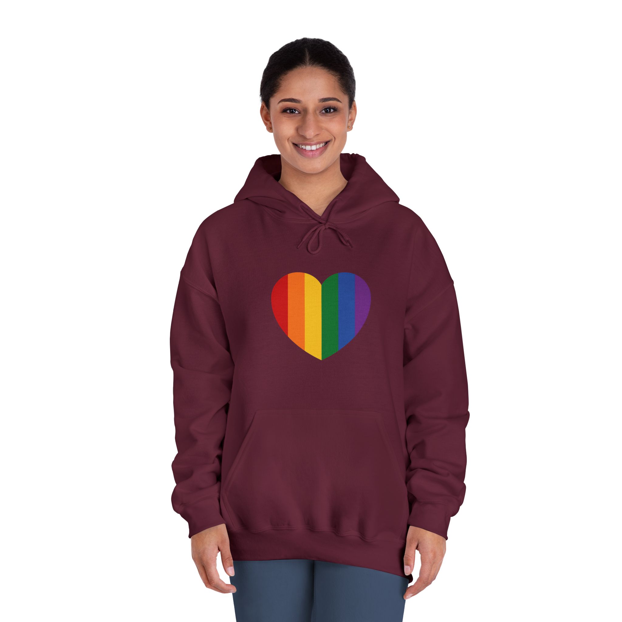Lgbt Pride Month June Lesbian Gay Bisexual Transgender Lgbtq Flag Rainbow Vector(4) Unisex Dryblend Hooded Sweatshirt - Image 20