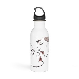 Perfect Lip Set Open Close Smooches (1) Stainless Steel Water Bottle
