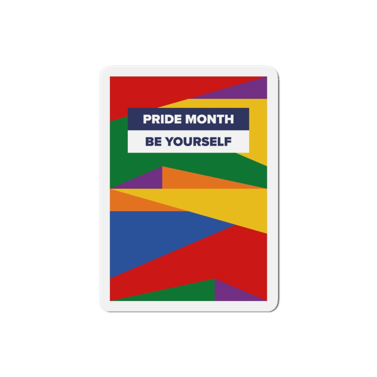 Lgbt Pride Month June Lesbian Gay Bisexual Transgender Lgbtq Flag Rainbow Vector(2) Die Cut Magnets - Image 13