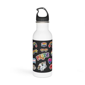Lesbian Pride Design 17553F Stainless Steel Water Bottle