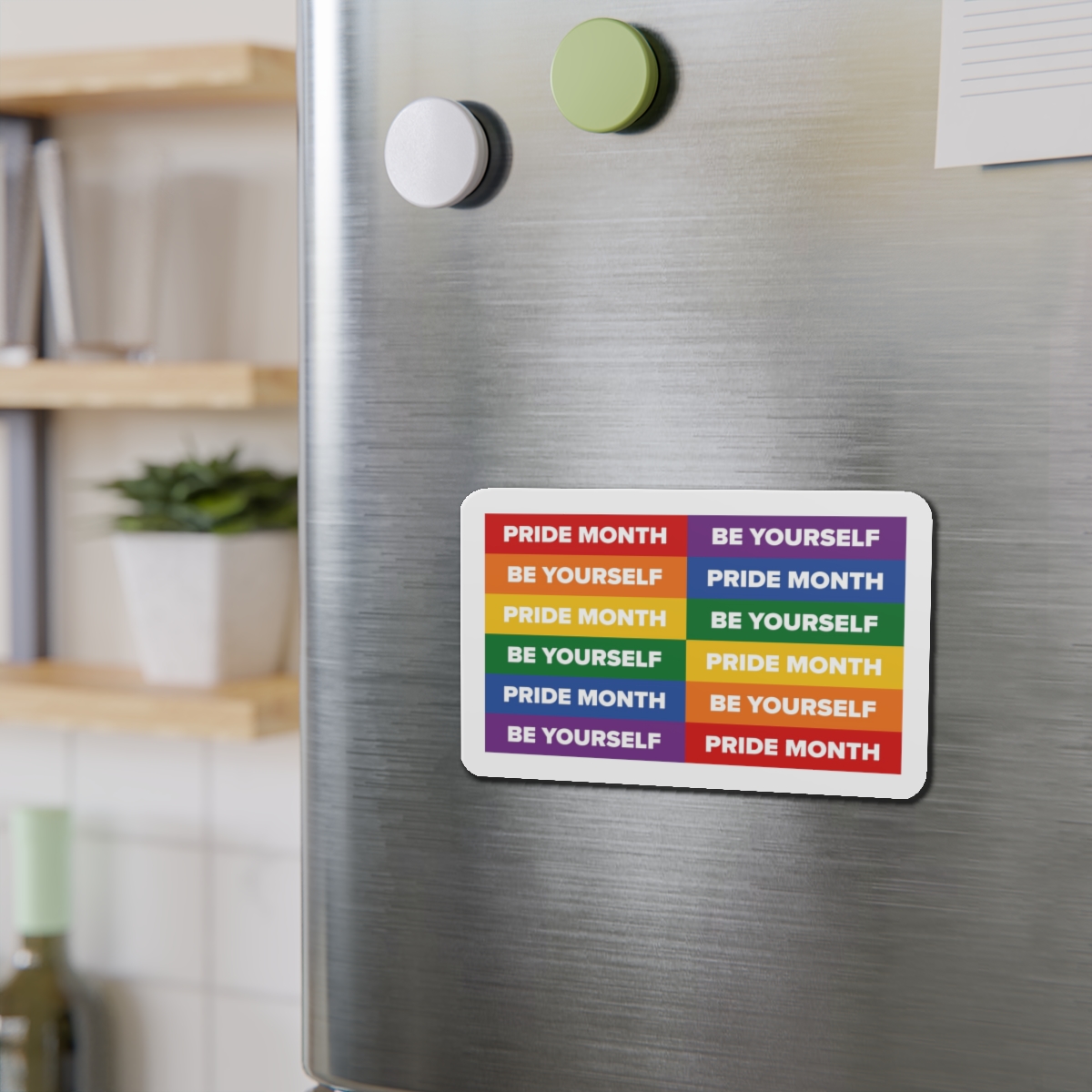 Lesbian Pride Design 33F9F4 Die Cut Magnets - Image 12