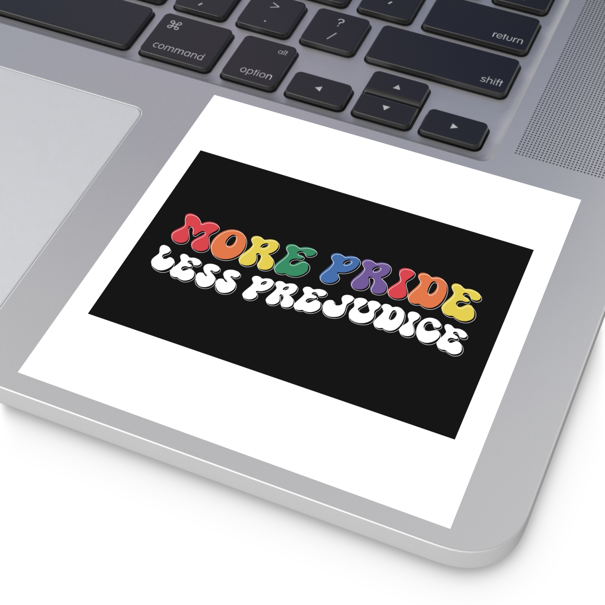 Pride Lgbtq Gay Typography Vector Tshirt Design(11) Laminate Stickers Square - Image 35