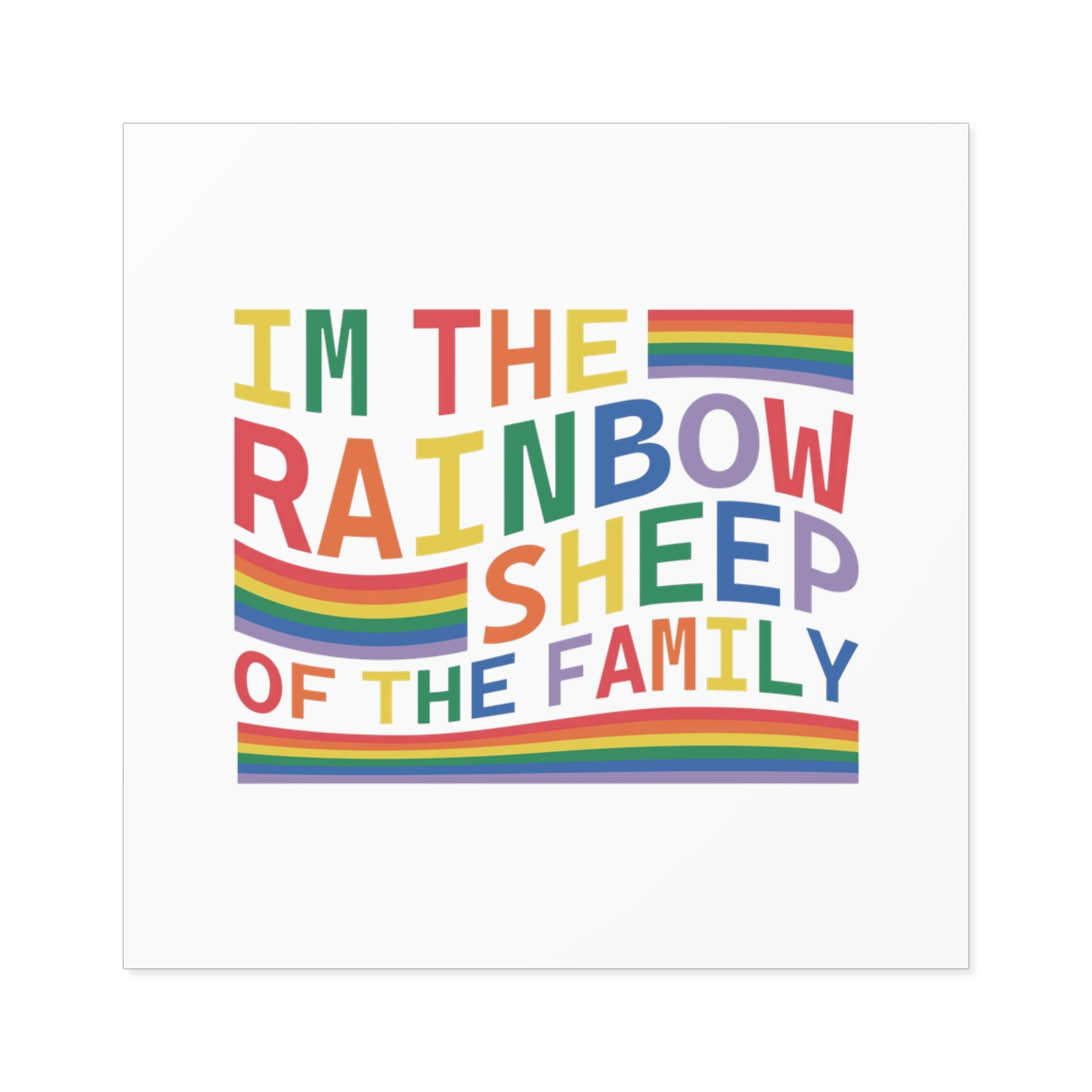 Lgbtq Pride Month Svg Design Bundle(1) Laminate Stickers Square - Image 25